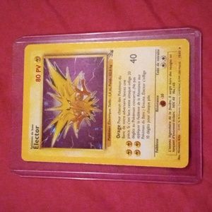 Pokemon Card Card Zapdos Fossil Elector Fossil Holo French